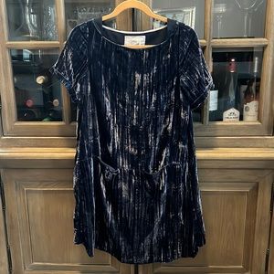 Floreat Velvet Shift Dress